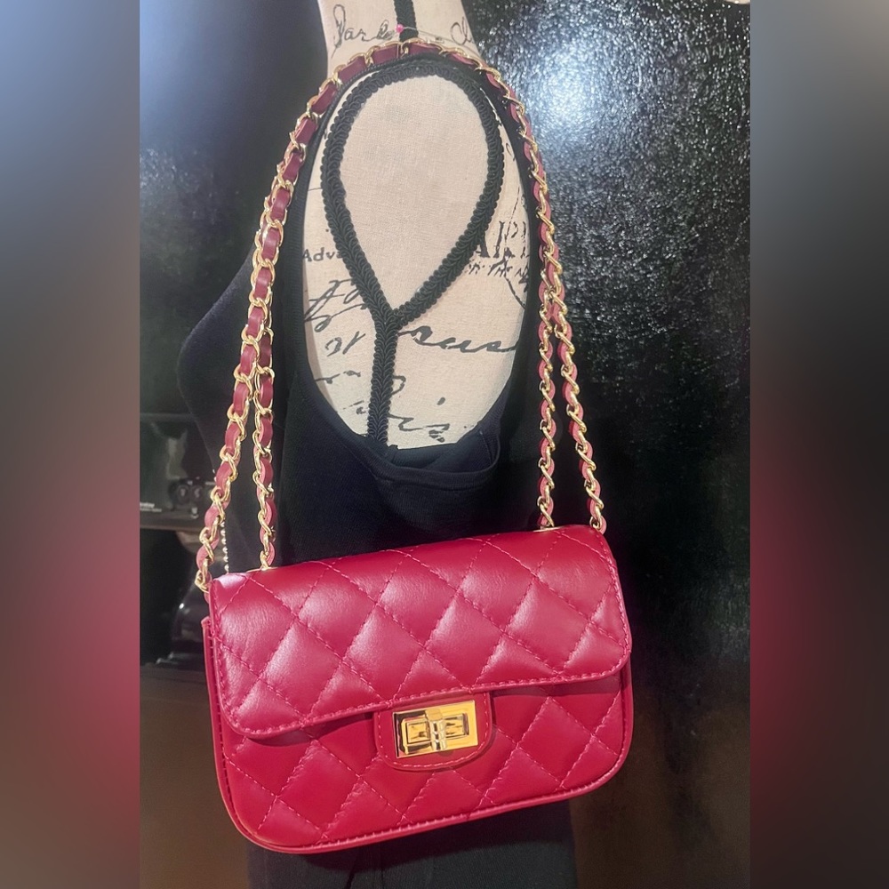 Silvano Borgatti 💯% Italian Quilted Leather Crossbody Bag NWT!